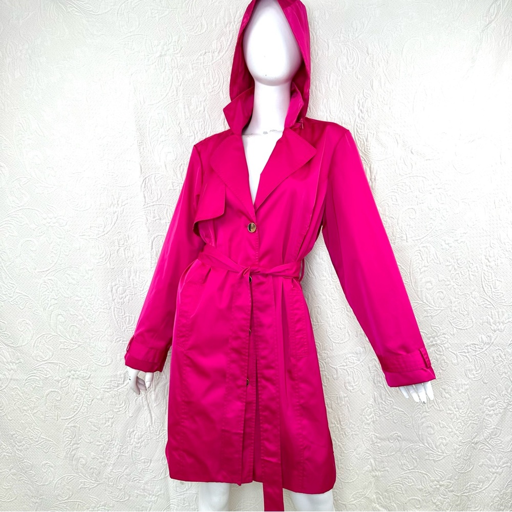Chico's Pink Rain/Trench Coat